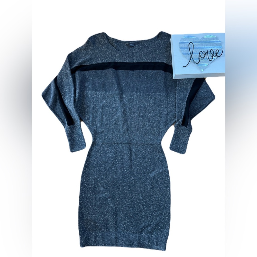 Armani Exchange Sweater Dress with Detailing Size Small